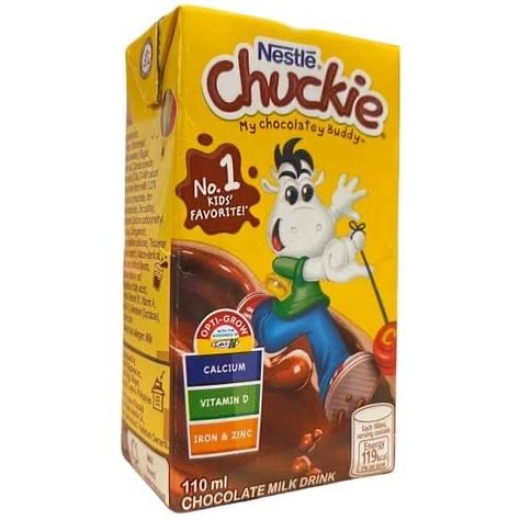 Chuckie Chocolate Drink Aesthetic, Chuckie Drink, Chuckie Chocolate Drink, Filipino Snacks, Yoongi Wallpaper, Paper Squishy, Min Yoongi Wallpaper, Graphic Layout, Drink Packaging