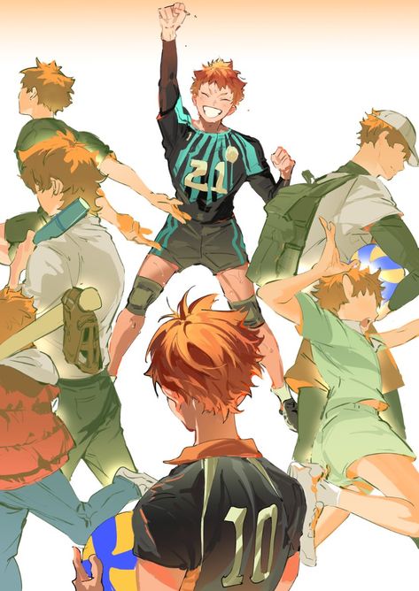 Haikyuu Stickers, Volleyball Boys, Japanese Poetry, Anime List, Haikyuu Volleyball, Hinata Shoyo, Volleyball Anime, Haikyuu Ships, Haikyuu Fanart