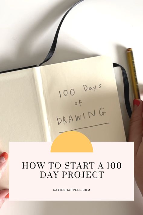 How do you start a 100 day project? Drawing every day consistently is MAGIC, especially when you do it in a way that feels easy and non-overwhelming. Build momentum, keep drawing daily, fill your sketchbook! How do you know what to draw? What theme do I pick for my 100 Day Project? A Drawing A Day, 100 Days Drawing Challenge, 30 Day Drawing Challenge Sketchbooks, Daily Art Practice, How To Fill Your Sketchbook, 100 Day Drawing Challenge, Fill Your Sketchbook, Best Sketchbook, Project Drawing