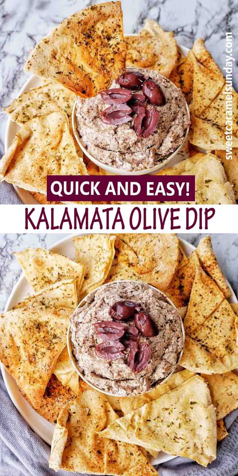 Kalamata Olive Appetizer, Easy Olive Dip, Olive And Cream Cheese Spread, Kalamata Olives Recipes, Cream Cheese And Olive Spread, Recipes With Kalamata Olives, Kalamata Olive Recipes, Feta Olive Dip, Kalamata Olive Dip