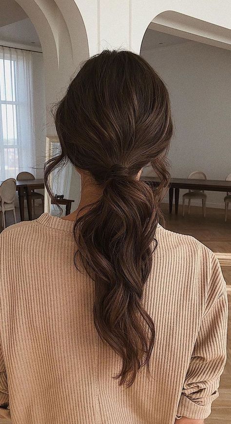 Bridesmaid Hair Inspo, Bridemaids Hairstyles, Bridesmaid Hair Makeup, Hairstyle Trends, Wedding Hair Inspiration, Hair Ponytail, Hair Ponytail Styles, Penteado Cabelo Curto, Ponytail Styles