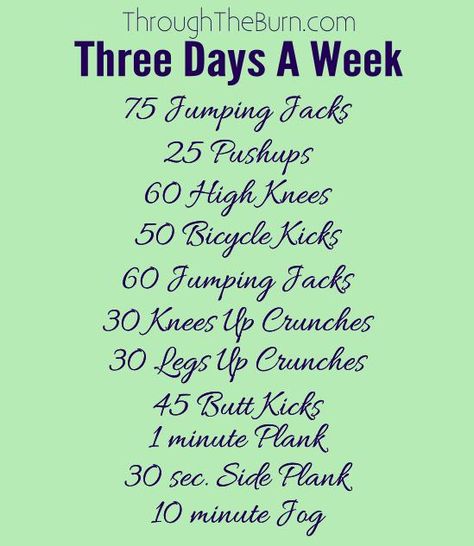 We want you to do this workout 3 times a week for best results. It may seem tough at first, but eventually you'll get the hang of it and might even start doubling the reps. A Week Workout Plan, Workout 3 Days A Week, Week Workout Plan, Week Workout, Best Workouts, Weekly Workout Plans, Daily Workout Plan, Workout Schedule, Sweat It Out