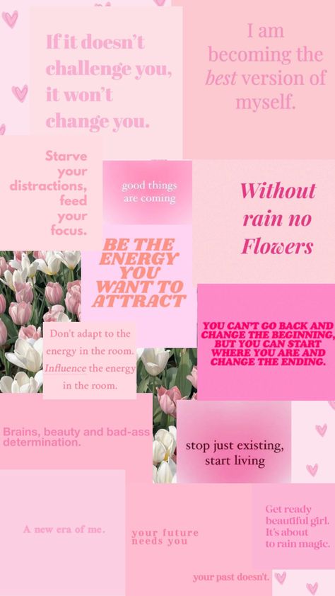 Rose Gold Glitter Wallpaper, Positive Quotes Wallpaper, Positive Wallpapers, Love Quotes For Wedding, Iphone Wallpaper Classy, Wall Paper Phone, Bow Wallpaper, Bedroom Wall Collage, Pink Images