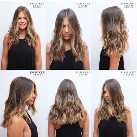 Yes please Short Hairstyles For Thick Hair, Blonde Hair With Highlights, Brown Blonde Hair, Haircut For Thick Hair, Light Brown Hair, Brunette Hair, Blonde Hair Color, Sun Kissed, Ombre Hair