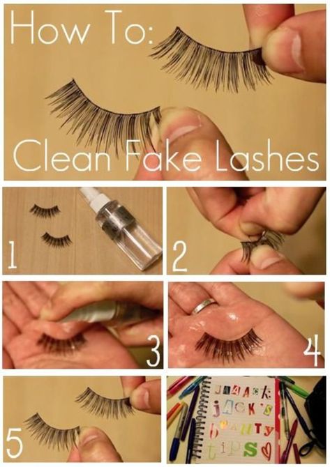 How to clean fake lashes...because wearing them over and over again with clumped up makeup is awful and scares little children. Best Fake Eyelashes, Best False Eyelashes, Fake Lashes, Eye Lashes, Fake Eyelashes, Beauty Tool, Beauty Ideas, Makeup Palette, Love Makeup