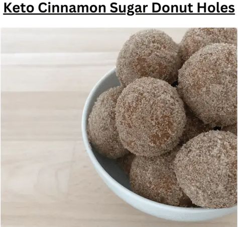 Keto Cinnamon Sugar Donut Holes - EASY KETO RECIPES Lady Shake, Cinnamon Sugar Donut Holes, Keto Meat, Keto Muffins, Keto Donuts, Keto Cinnamon, Keto Burger, Cinnamon Donuts, Cinnamon Sugar Donuts