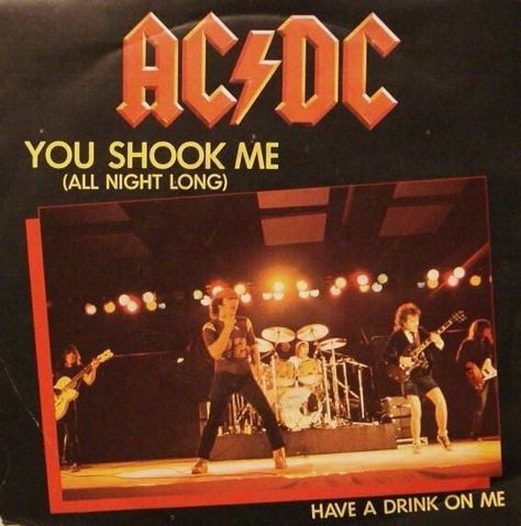 Long Wallpaper, Shook Me All Night Long, School Theater, High School Plays, Back In Black, Sophomore Year, Record Sleeves, Album Cover Art, Ac Dc