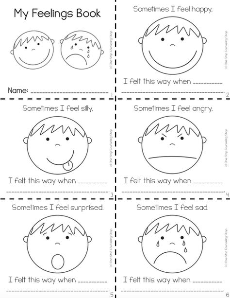 Feelings Puzzle Preschool, My Feelings Book Printable, Feeling Activities For Kids, How Are You, Feelings Craft, Feelings Coloring Pages, Feeling Activities, Feelings Activities For Kids, Emotions Preschool Activities