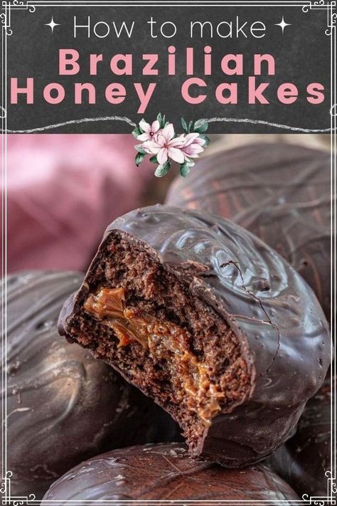 Honey Cake Recipe Easy, Honey Cakes, Passion Fruit Mousse, Honey Cake Recipe, Brazilian Desserts, Chocolate Honey, Chocolate Chili, How To Temper Chocolate, Honey Chocolate