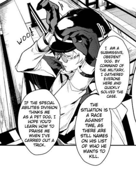 my fav dog other than chuuya and aku Bsd Gaiden, Spiritually Connected, Bungou Stray Dogs Chuya, Dark Core, Consider Me, Bsd Manga, To The Stray Dogs, Homeless Dogs, Let Me Love You