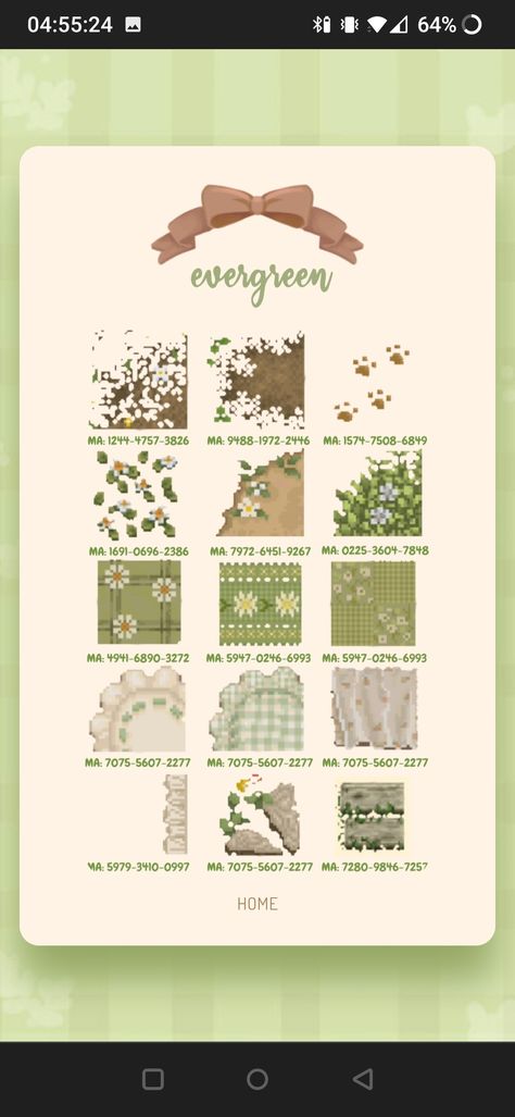 Ground Codes Acnh, Acnh Outdoor Path Designs, Floral Path Animal Crossing, Acnh Flower Path Design Code, Acnh Footprints Code, Acnh Spring Core Codes, Acnh White Flower Design Code, Acnh Woodland Path, Animal Crossing Whimsical Codes