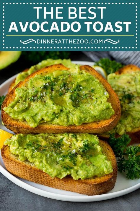 Avocado Toast Recipe #breakfast #avocado #healthy #dinneratthezoo Avocado Toast Recipe Egg, Avocado Toast Recipe Healthy, Healthy Avocado Toast, Best Avocado Toast Recipe, Egg Avocado Toast, Breakfast Avocado Toast, Toast Egg, Toast Recipe Breakfast, Simple Avocado Toast