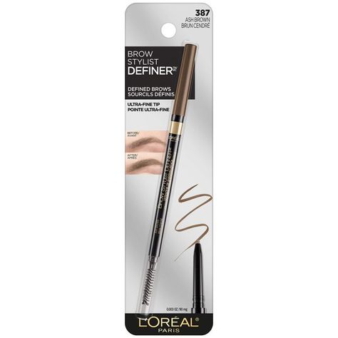 L'Oreal Paris Makeup Brow Stylist Definer Waterproof Eyebrow Pencil UltraFine Mechanical Pencil Draws Tiny Brow Hairs Fills i Best Drugstore Eyebrow Pencil, Eyebrow Pencil Drugstore, Loreal Paris Makeup, Paris Makeup, Light Brunette, Brow Stylist, Waterproof Eyebrow Pencil, Fill In Brows, Dark Brunette