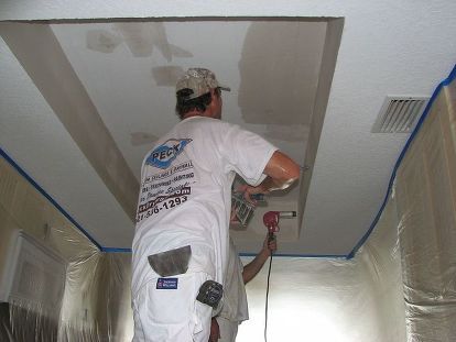 After the Kitchen Light is removed. It's time for a little drywall and mud work: Ceiling Lighting Kitchen, Fluorescent Kitchen Lights, Kitchen Lighting Remodel, Drop Down Ceiling, Outdated Kitchen, Drop Ceiling Lighting, Manufactured Home Remodel, Drywall Repair, Drop Ceiling