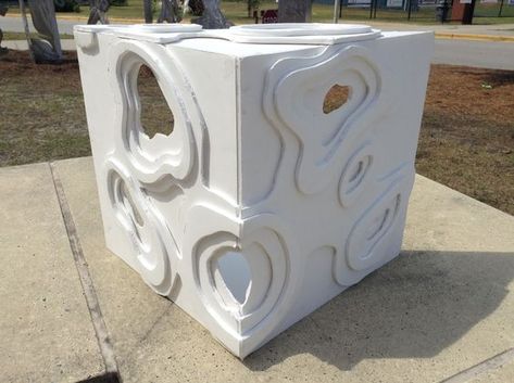 Foam Core Sculpture, Styrofoam Art Sculpture, Foam Board Sculpture, Planar Sculpture, Foam Board Art, Cube Sculpture, Foam Sculpture, Styrofoam Art, Foam Art