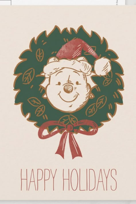 Winnie the Pooh Christmas Wreath Postcard
This holiday graphic features Winnie the Pooh and a Christmas wreath. Pooh Christmas, Winnie The Pooh Christmas, Christmas Painting, Lovey Dovey, Christmas Paintings, Disney Christmas, Disney Wallpaper, Christmas Wreath, Happy Holidays