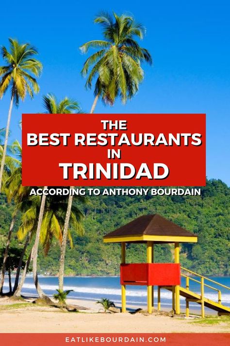 Want to eat at the same places visited by Anthony Bourdain in Trinidad (and Tobago)? Here's a guide to the best restaurants in Trinidad, according to Anthony Bourdain on his travels. Trinidad Tobago, Anthony Bourdain, Best Restaurants, The Land, Trinidad, Trinidad And Tobago