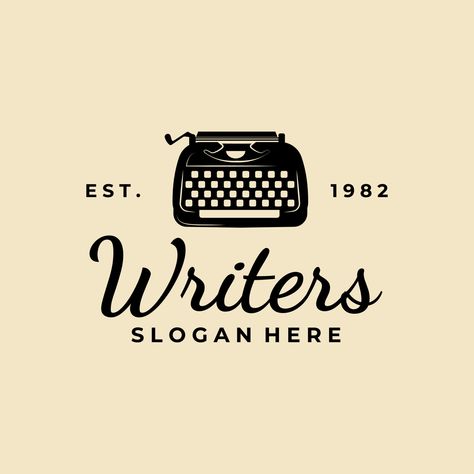 Typewriter vintage logo vector illustration design Typewriter Vintage, Vintage Typewriters, Vector Illustration Design, Free Vector Art, Design Vector, Vintage Logo, Typewriter, Personal Branding, Vector Logo