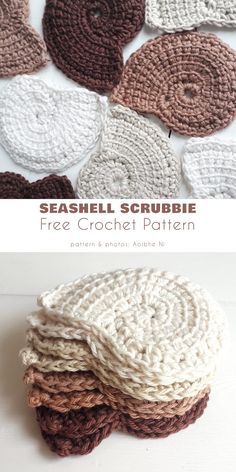 Scrubbies Crochet Pattern, Crochet Scrubbies, Face Scrubbies, Crochet Coaster Pattern, Crochet Faces, Crochet Washcloth, Form Crochet, Crochet Dishcloths, Freeform Crochet