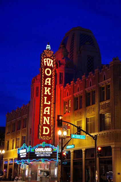 Fox Theater ~ Oakland, California Fox Theater Oakland, Fox Theater, Oakland California, Church Building, Lenny Kravitz, Sunrise Sunset, Picture Wall, United States Of America, Theater