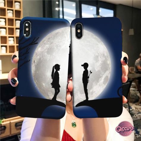 Matching Phone Cases Bff, Ideas For Phone Case, Ideas For His Birthday, Bff Phone Cases, Couples Bucket List, Couple Case, Boy Mobile, 25th Anniversary Gift, Matching Phone Cases