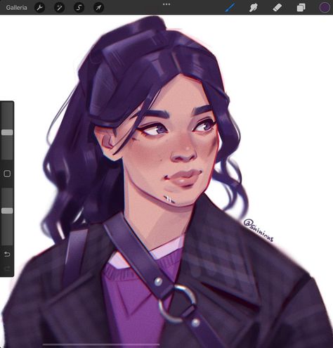 Kate Bishop Hawkeye, Marvel Drawings, Characters Inspiration Drawing, Young Avengers, Marvel Fan Art, Kate Bishop, Marvel Women, Art Style Inspiration, Marvel Fan