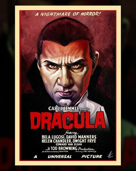 Bela Lugosi, Famous Monsters, Classic Horror Movies, Horror Movie Posters, Universal Monsters, Classic Monsters, Movie Poster Art, Vintage Horror, Movie Monsters