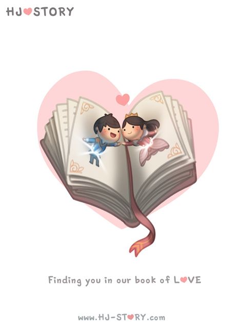 This is an image dedicated to all to finding their special one and create their love story. Story Book Ideas, Love Good Morning, Hj Story, Desenhos Love, Book Of Love, Love Is Comic, Story Love, Cute Cartoon Images, Cartoons Love