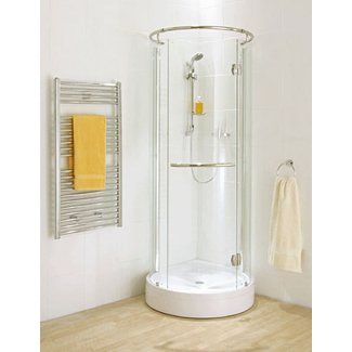 Corner Shower For Small Bathroom - VisualHunt Corner Bathtub Shower, Small Shower Stalls, Corner Shower Stalls, Bathroom Shower Stalls, Very Small Bathroom, Shower Stalls, Small Bathroom With Shower, Corner Shower Enclosures, Stall Design