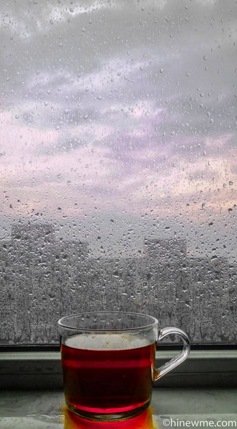 Rain Night Photography, Rain With Tea, Rain Aesthetic Rainy Days, Tea And Rain, Rain Images, Rainy Day Photography, Rain And Coffee, Relax Meditation, Rainy Window