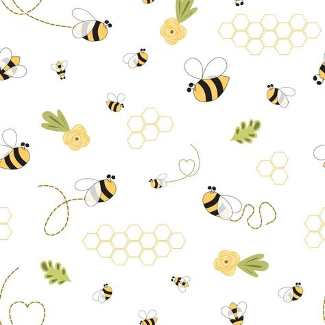 Yellow Template, Honey Background, Honey Pattern, Sweet As Can Bee, Honeycomb Fabric, Art Supplies Bag, Bee Fabric, Bee Honey, Quilting Supplies