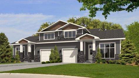 Ridgedale (Unit A) House Plan | Nelson Homes USA A House Plan, Duplex Design, Roof Trusses, Mountain Getaway, Duplex House, Multi Family Homes, Rental Properties, Spacious Living, Real Estate Investor