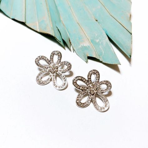 Diamond Decor Flower Stud Earrings In Silver Tone New (Boutique Packaging) Let Me Know If You Like To Bundle With Another Listing! *I Always Accept Reasonable Offers Cute Earrings Cute Jewelry Dainty Jewelry Summer Vacation Cute Outfits Trendy Jewelry Formal Jewelry Wedding Earrings Lovers Gift Holiday Gift Gift For Her Tags : Anthro Anthropologie Free People We The Free Zara Zara Jewelry Lili Pulitzer Kendra Scott 8 Other Reasons Dolls Kill Lili Clasps For Love And Lemons Ettika Shashi Natalie B Jewelry Five And Two Casa Clara Baublebar Petite Moments The M Jewelers Ny Anton Heunis Amber Sceats Lili Claspe Brandy Melville Gorjana Topshop Asos Revolve Boho Bohemian Gypsy Minim Diamond Decor, Jewelry Formal, Lili Claspe, M Jewelers, Formal Jewelry, Zara Jewelry, Diamond Decorations, Jewelry Summer, Jewelry Dainty