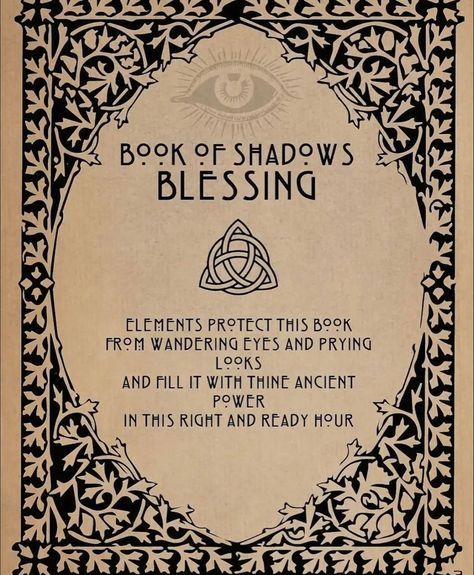 Grimoire Protection Page, Protection Spell For Book Of Shadows, Book Of Shadows Blessing, My Book Of Shadows, Witchy Journal, Protection Sigils, Magick Art, Witch Names, Charmed Book Of Shadows