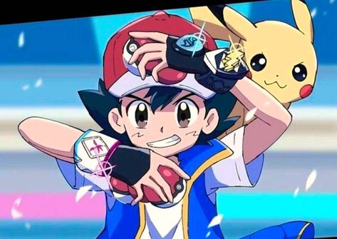 Satoshi Pokemon, Childhood Memories Aesthetic, Pokemon Adventures Manga, Pokemon Ash And Serena, Pokemon Photo, Pokemon Firered, Pokemon Champions, Pokemon People, Cool Pokemon Wallpapers