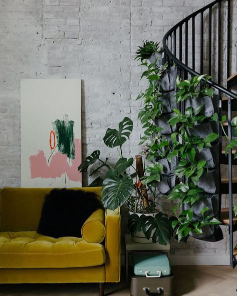 Living room inspiration loading. 🤩 Brownstone Parlor, Brownstone Boys, Loft Renovation, Thrifted Furniture, Parlor Floor, Herringbone Wood Floor, Herringbone Wood, Eclectic Wall Art, Gorgeous Interiors