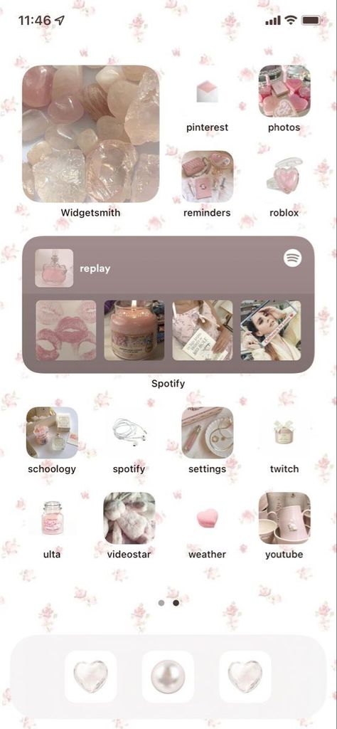 Coquette Iphone Layout Icons, Coquette Homescreen Icons, Ballet Homescreen, Light Pink Homescreen Layout, Coquette Ios Layout, Coquette Gaming Setup, Phone Inspiration Pink, Light Pink Homescreen, Carrd Stuff Pink