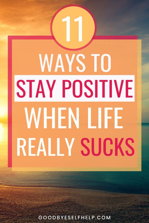 Bad things happen in life, they just do. Don't miss this guide to how to stay positive when life really sucks, including positivity tipes, tips on how to be resilient, and other self-help tips to make sure you're staying positive when bad things happen. When Bad Things Keep Happening, Why Do Bad Things Keep Happening To Me, How To Be Happy When Things Are Bad, How To Stay Positive, Be Resilient, Bad Life, Something Bad, Bad Feeling, Bad Things