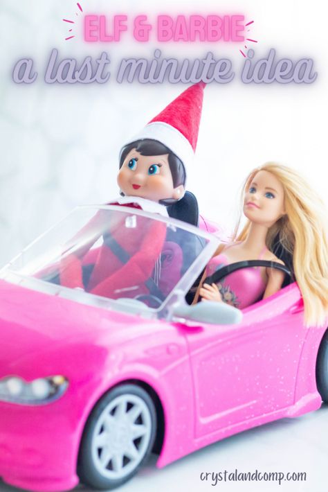 Elf On The Shelf Barbie, Girl Elf Names, Barbie Camper, New Barbie Dolls, Barbie Kids, Barbie Car, Barbie Ideas, Girl Elf, Christmas Barbie