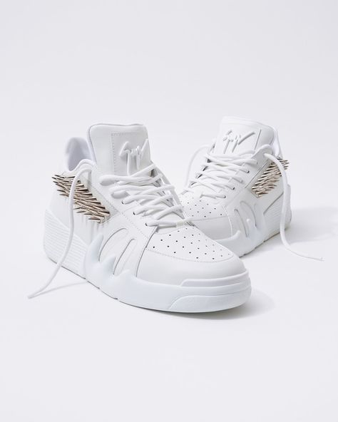 Giuseppe Zanotti Sneakers, White Accessories, Women Lifestyle, Adidas Tubular Defiant, Giuseppe Zanotti, Women's Sneakers, White Sneaker, White Leather, Womens Sneakers