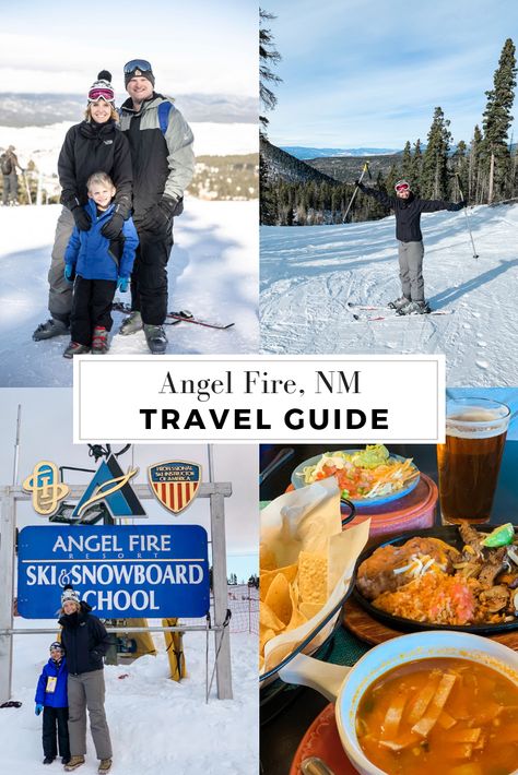 Angel Fire New Mexico, Red River New Mexico, Fire Angel, Travel New Mexico, Family Ski, Family Ski Trip, Angel Fire, Ski Family, Mexico Travel Guides