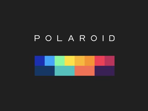 Polaroid by Cole Rise | Dribbble | Dribbble Polaroid Logo, Logo Aesthetic, Design Grafico, Logo Sticker, Cool Logo, Creative Professional, Design Inspiration, Branding, ? Logo