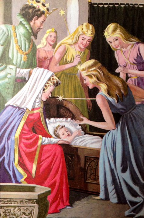 Sleeping Beauty - an iconic well loved tale Sleeping Beauty Illustration, Sleeping Beauty Fairy Tale, Sleeping Beauty Fairies, Eric Winter, Classic Fairy Tales, Ladybird Books, Fairytale Illustration, Briar Rose, Childhood Books