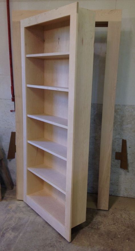 Secret Bookcase Door, Bookcase Door Diy, Dold Dörr, Hidden Doors In Walls, Hidden Door Bookcase, Bookshelf Door, Bookcase Diy, Bookcase Door, Hidden Spaces