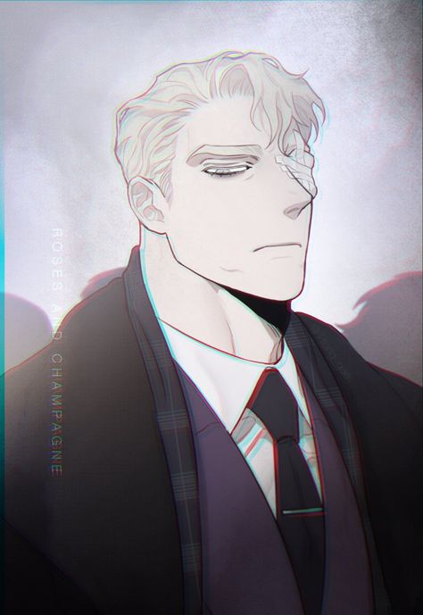 Caesar’s Father from “Roses & Champagne” - Credit to Original Author Ttung_gae on Twitter Roses And Champagne, Anime Fanfiction, Rose Champagne, Anime Pixel Art, Anime Character Drawing, Fanarts Anime, Handsome Anime Guys, Handsome Anime, Manhwa Manga