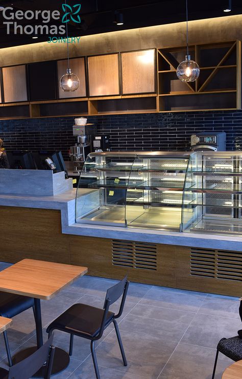 Starbucks, Holborn, London, George Thomas Joinery, Coffee Shop, Design, Counter, Bespoke Joinery Starbucks Kitchen Design, Starbucks Counter Design, Cafe Counter Design Small Spaces, Starbucks Counter, Holborn London, Canteen Design, Luxury Cafe, Starbucks Shop, Coffee Shop Counter