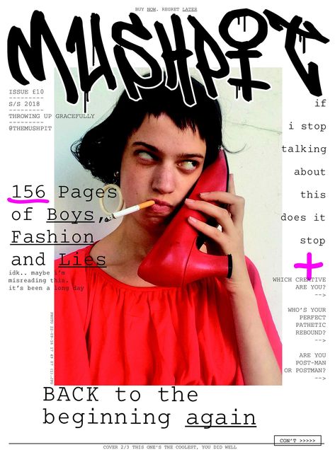 Mushpit | Satirical Feminist Magazine | Award-winning Consumer Magazines | D&AD Feminist Magazine, Fashion Editorial Layout, Human Instincts, Newspaper Design, Editorial Layout, Magazine Layout, A Magazine, Fashion Editorial, Magazine Design