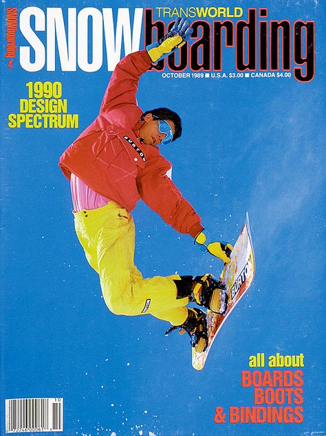 1989_oct_craigkelly Snowboarding Poster, Snowboard Poster, Snowboard Magazine, Colorado Snowboarding, Snowboard Art, College Poster, Vintage Editorials, 잡지 레이아웃, Retro Ski