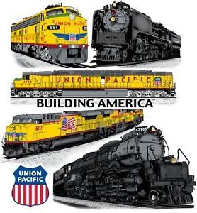 Union Pacific Locomotive Collage Union Pacific Train, Train Drawing, Railroad Art, Train Posters, Steam Engine Trains, Union Pacific Railroad, Railroad Pictures, Railroad Photography, Train Art