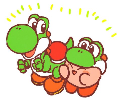 Cute Mario Characters, Smash Bros Drawing, Pink Yoshi Wallpaper, Yoshi And Kirby, Yoshi Cute, Yoshi Tattoo, Yoshi Art, Yoshi Mario Bros, Cute Yoshi